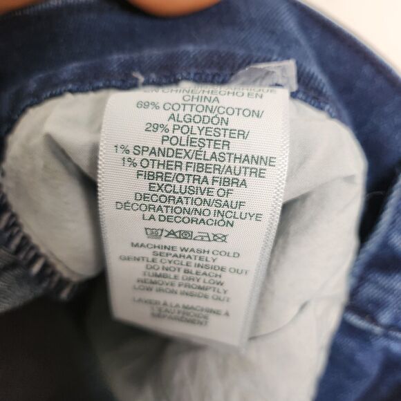 New True Religion Ricky SN Flap Shorts (32") Men Dark Lagoon Wash Denim Relaxed - Picture 7 of 10